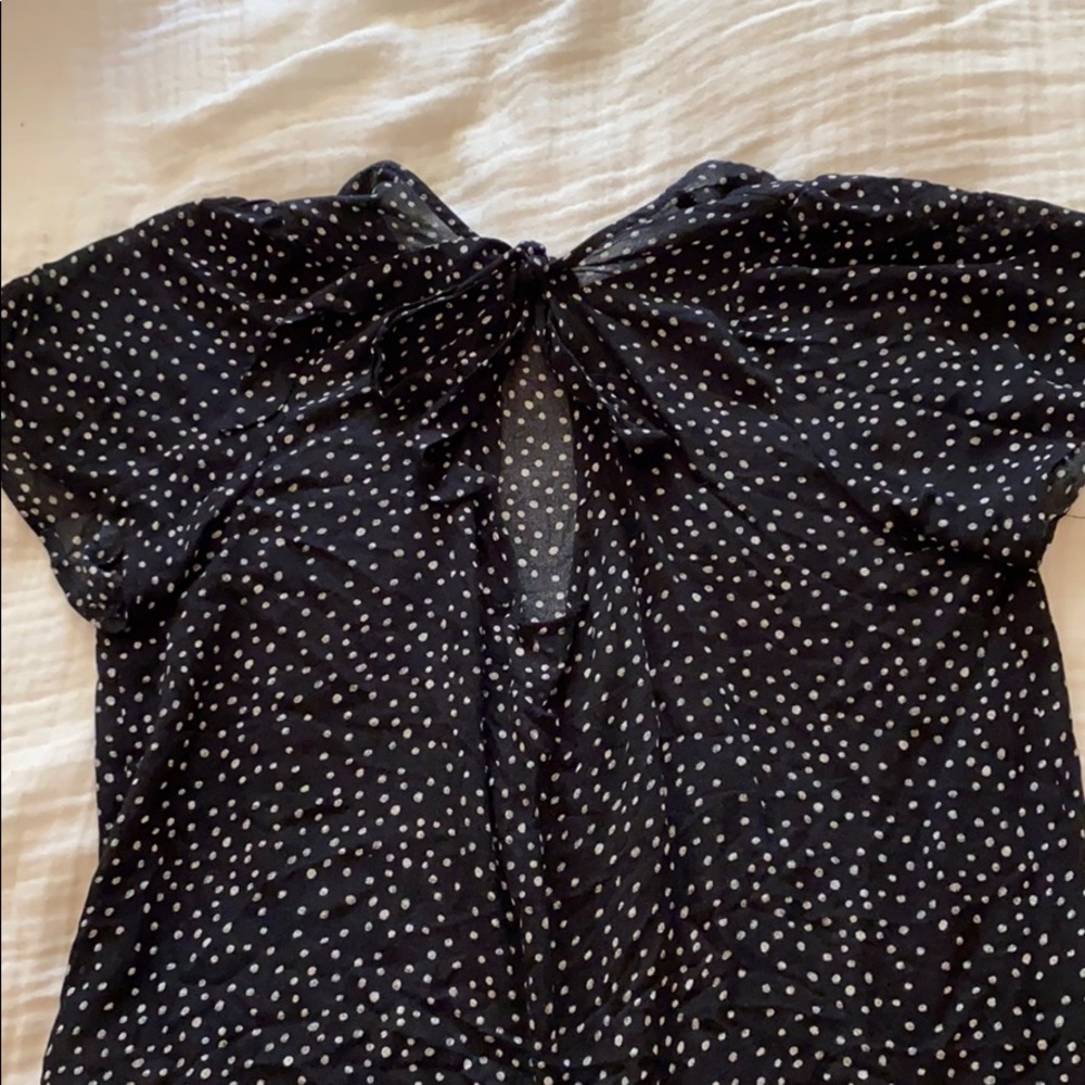 Polka dot blouse